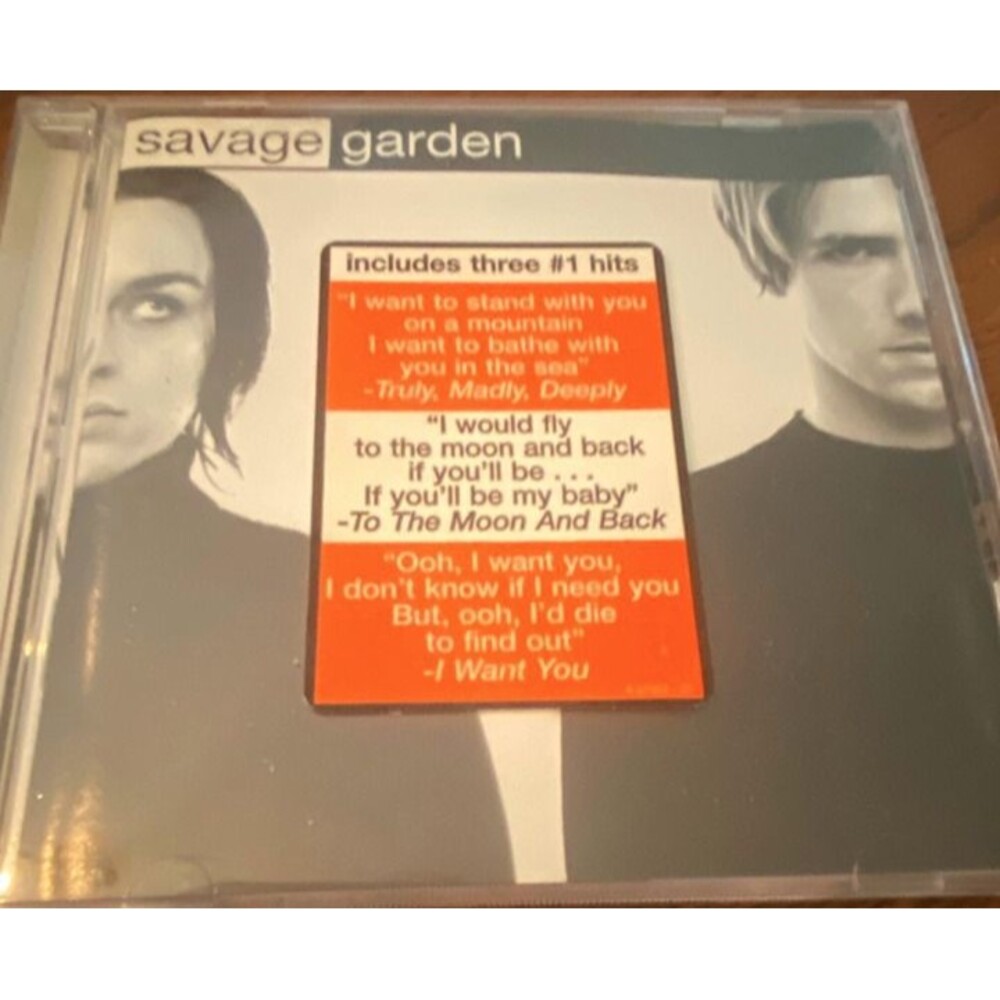 Savage Garden Savage Garden CD 1997 Columbia Pop Jewel Case Orange CK 67994
